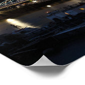 An Evening in London Night Scene Poster (Hoek)