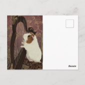 An Evening Recital – Artistic Guinea Pig Postcard Briefkaart (Achterkant)