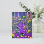 An Eyefull beroemd gemaakt door Ken Gage Surreal A Briefkaart (Staand voorkant)