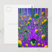 An Eyefull beroemd gemaakt door Ken Gage Surreal A Briefkaart (Voorkant / Achterkant)