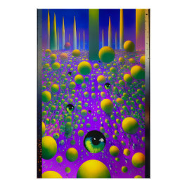 An Eyefull beroemd gemaakt door Ken Gage Surreal A Perfect Poster