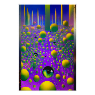 An Eyefull beroemd gemaakt door Ken Gage Surreal A Perfect Poster