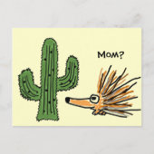 AN- Funny Porcupine Briefkaart (Voorkant)