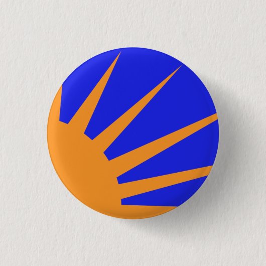 An Gal Gréine Ronde Button 3,2 Cm (Voorkant)