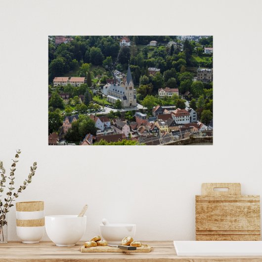 An German Town Poster (Keuken)