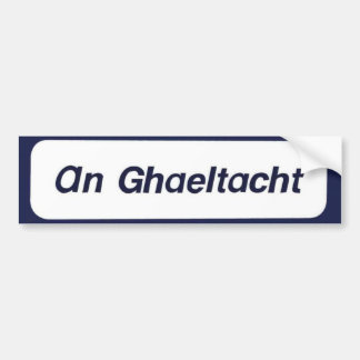 An Ghaeltacht Bumpersticker