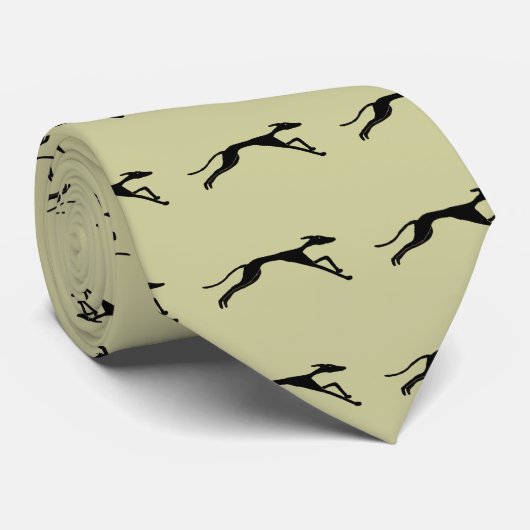 AN- Greyhound Racing Design Stropdas (Opgerold)