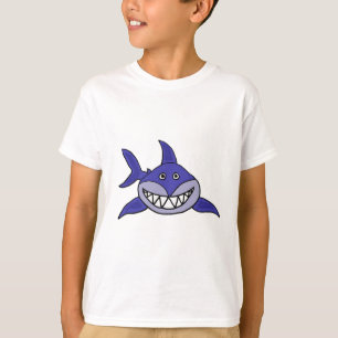 AN- Hilarious Grinning Shark Cartoon T-shirt