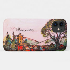 An Idyllic British Village art sketch & Name Case-Mate iPhone Case