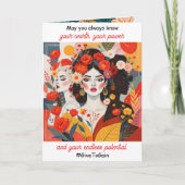 An Inspirational International Women's Day Kaart (Voorkant)