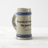 An inspirational quote for runners bierpul (Voorkant links)