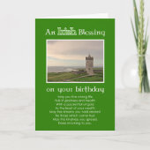 An Irish Blessing - Birthday Custom Photo Card Kaart (Voorkant)