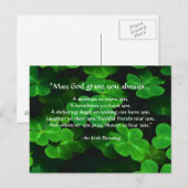 An Irish Blessing Briefkaart (Voorkant / Achterkant)