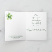 An Irish Blessing – Christian St. Patrick’s Day  Feestdagen Kaart (Binnen)