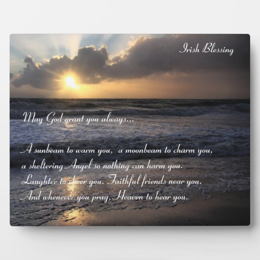 An Irish Blessing Fotoplaat (Voorkant)