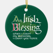 An Irish Blessing Keramisch Ornament (Voorkant)