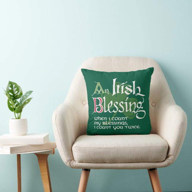 An Irish Blessing Kussen (Stoel)