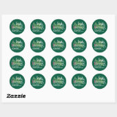 An Irish Blessing Ronde Sticker (Vel)