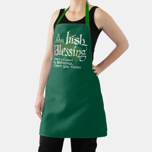 An Irish Blessing Schort (Insitu)