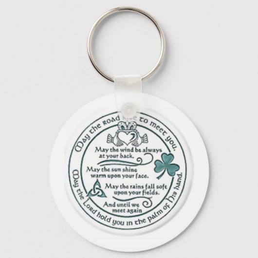 An Irish Blessing Sleutelhanger (Voorkant)