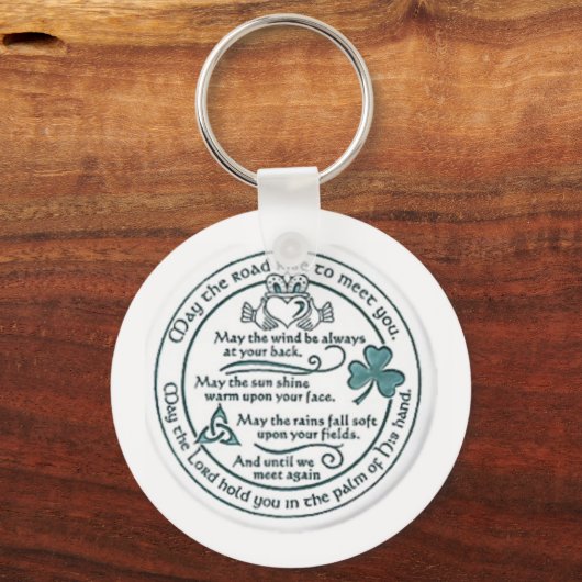 An Irish Blessing Sleutelhanger (Voorkant)