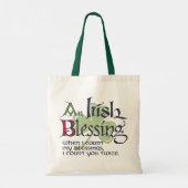 An Irish Blessing Tote Bag (Achterkant)