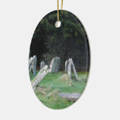 An Irish Grave Yard Keramisch Ornament (Links)