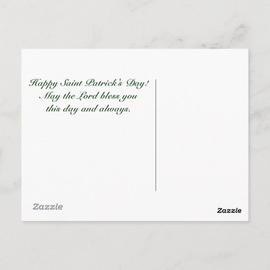 An Irish Prayer - Briefkaart (Achterkant)