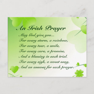 An Irish Prayer - Briefkaart