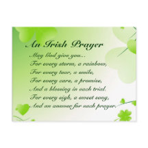 An Irish Prayer - Briefkaart