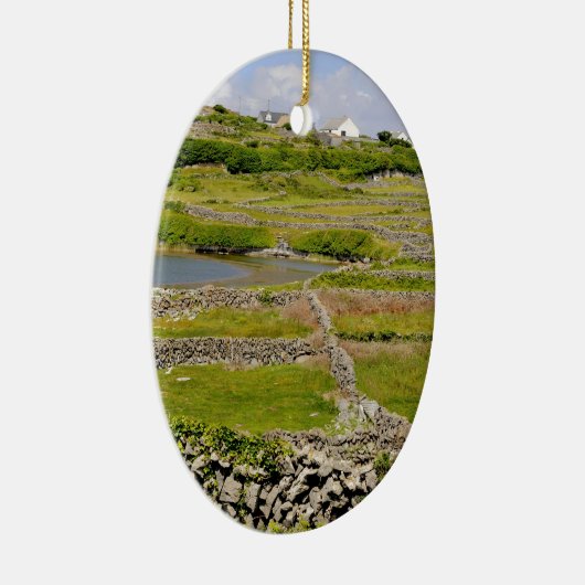 An Irish Stone Wall Keramisch Ornament (Rechts)