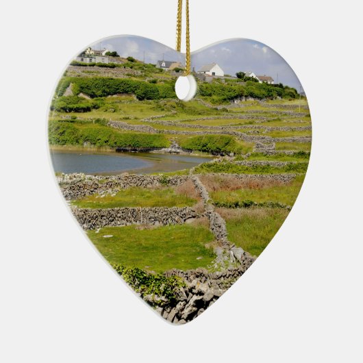 An Irish Stone Wall Keramisch Ornament (Rechts)