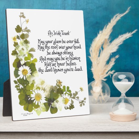 An Irish Toast Fotoplaat (Zijkant)