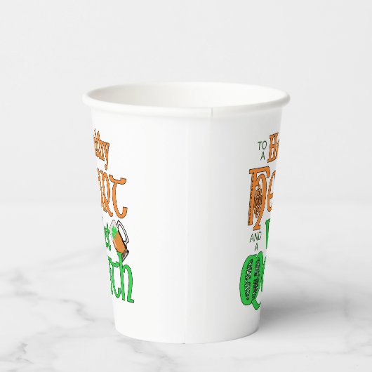 An Irish Toast ID607 Papieren Bekers (Rechts)