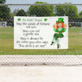 An Irish Toast Spandoek (Insitu)