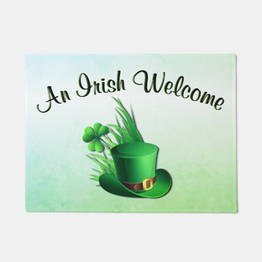 An Irish Touch Leprechaun Clove Hat in Grass Deurmat (Voorkant)