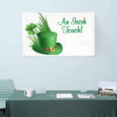 An Irish Touch Leprechaun Clove Hat in Grass Spandoek (Beurs)