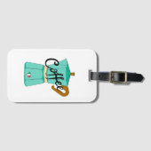 An Italian coffee moka Bagagelabel (Voorkant (horizontaal))