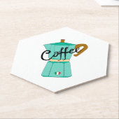 An Italian coffee moka Kartonnen Onderzetters (Schuin)