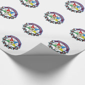 An OES Kerstmis Cadeaupapier (Hoek)