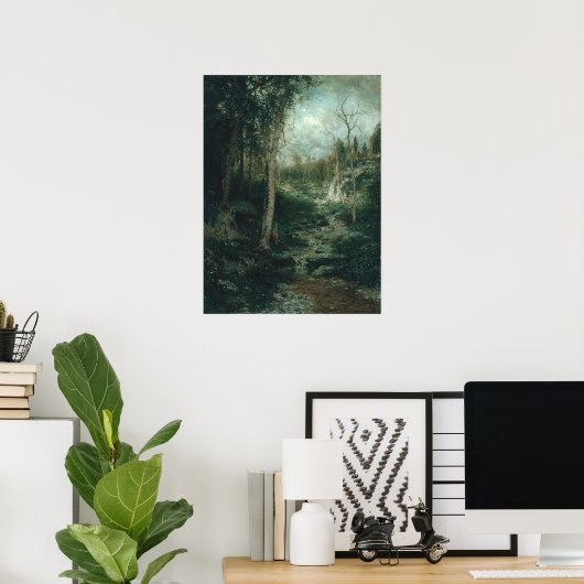 An Old Clearing (1881) - Alexander H. Wyant Poster (Thuiskantoor)