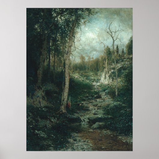 An Old Clearing (1881) - Alexander H. Wyant Poster (Voorkant)