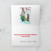An Old Fashioned Life On The Stoop Christmas Card Feestdagen Kaart (Binnen)