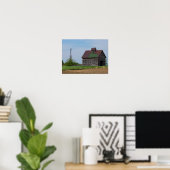 An Old Illinois Barn Poster (Thuiskantoor)