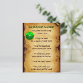 An Old Irish Blessing Parchment Briefkaart (Staand voorkant)