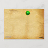 An Old Irish Blessing Parchment Briefkaart (Achterkant)