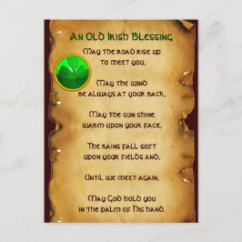 An Old Irish Blessing Parchment Briefkaart
