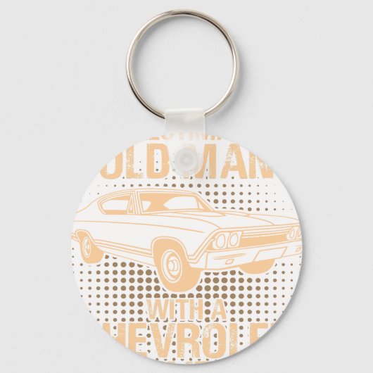 An Old Man Chevrolet Chevelle 1968 Sleutelhanger (Voorkant)