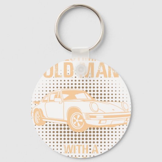 An Old Man Porsche Carrera 1984 Sleutelhanger (Voorkant)