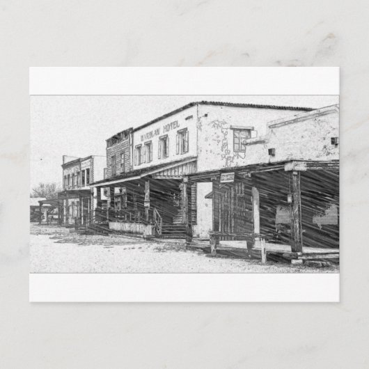 An Old Western Town Briefkaart (Voorkant)